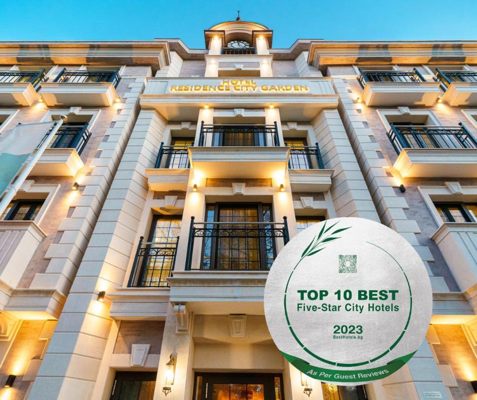 Residence City Garden - Certificate Of Excellence Top 10 Best Five-Stars City Hotels For 2024 Awarded By Htif 普罗夫迪夫 外观 照片